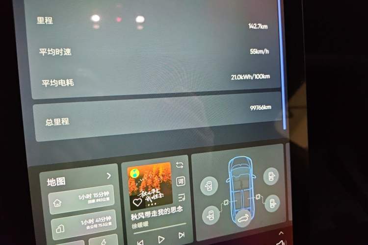 Used HiPhi X 2021 Flagship Edition 6-Seater Odometer Close Up