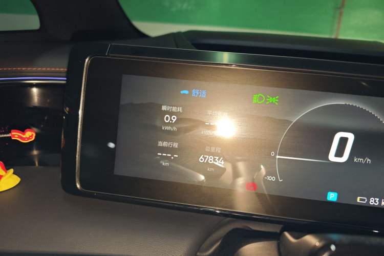 Used HiPhi X 2021 Flagship Edition 6-Seater Odometer Close Up