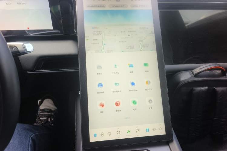 Used HiPhi X 2022 Chuan Yuan Edition 6-Seater Long-Range Version Audio And AC Panel