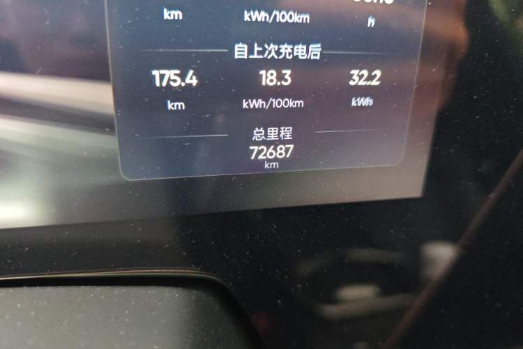 Used HiPhi Y 2023 560 km Pioneer Edition Odometer Close Up