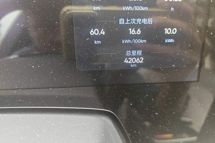 Used HiPhi Y 2023 560 km Pioneer Edition Odometer Close Up