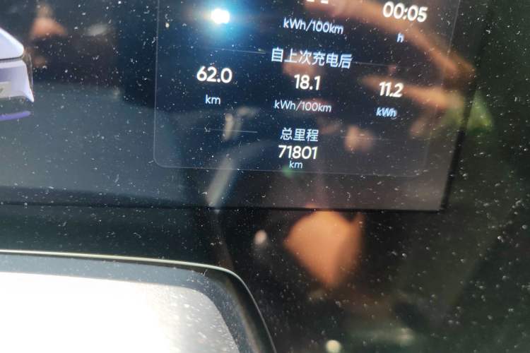 Used HiPhi Y 2023 560 km Pioneer Edition Odometer Close Up