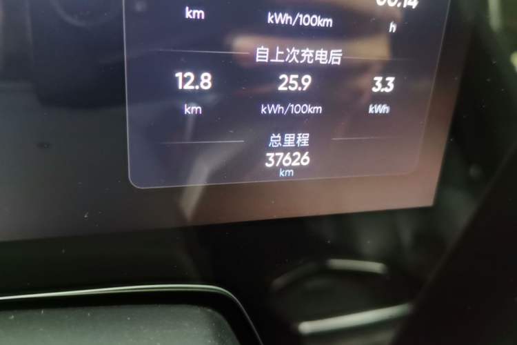 Used HiPhi Y 2023 560 km Pioneer Edition Odometer Close Up