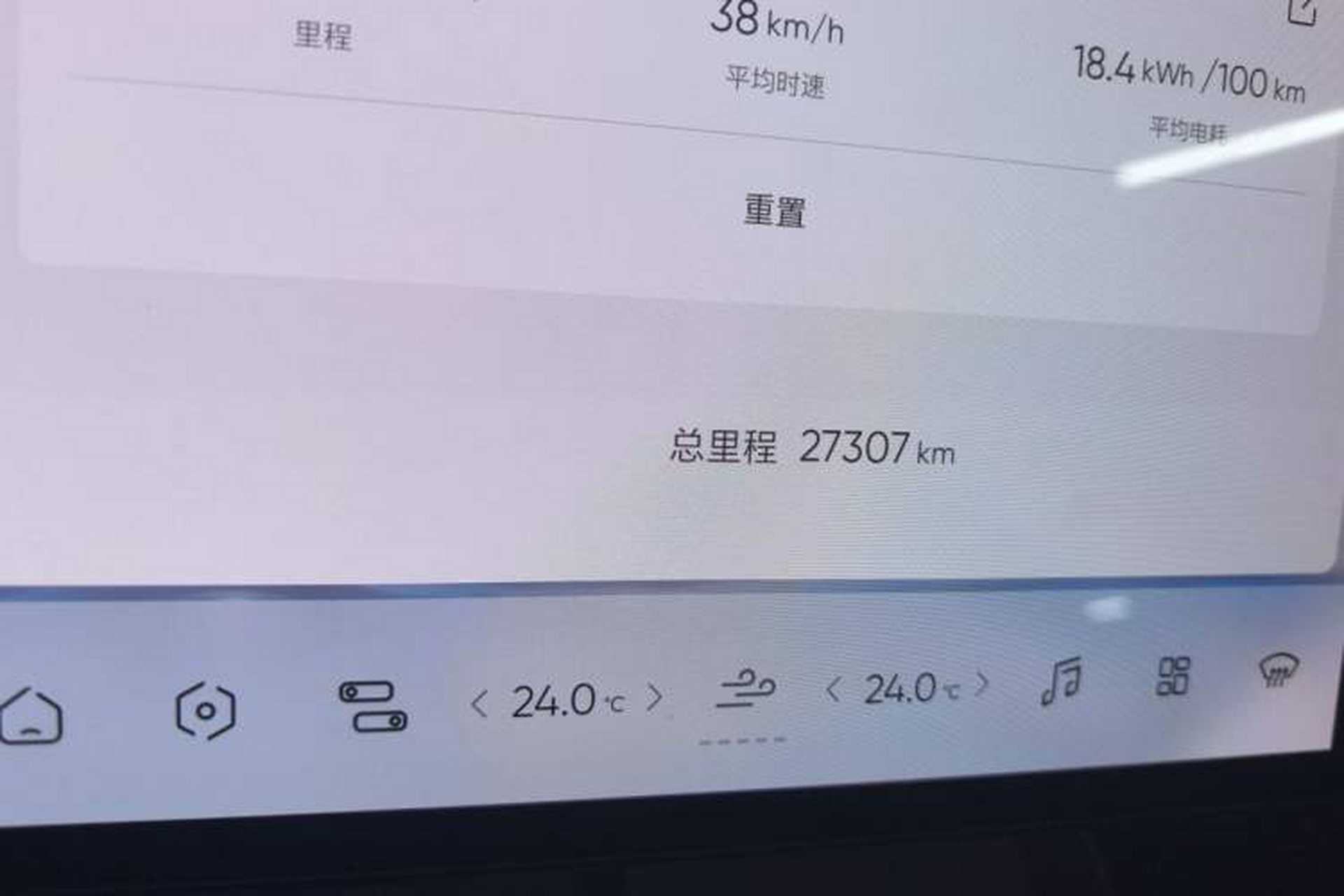 Used HiPhi Y 2023 560 km Pioneer Edition Odometer Close Up