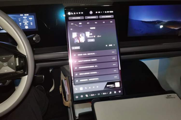 Used HiPhi Y 2023 560 km Elite Version Audio And AC Panel