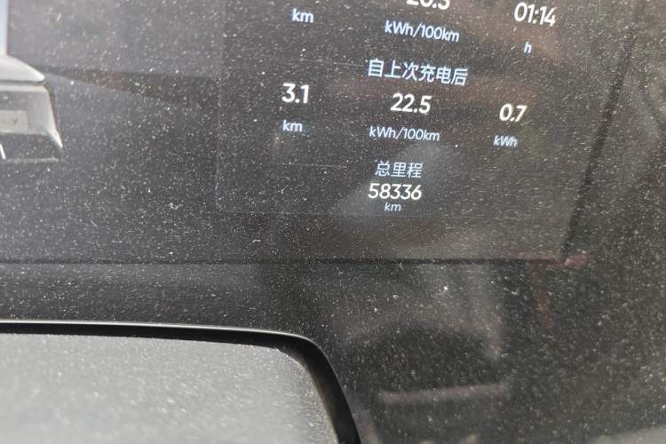 Used HiPhi Y 2023 765 km Flagship Edition Odometer Close Up