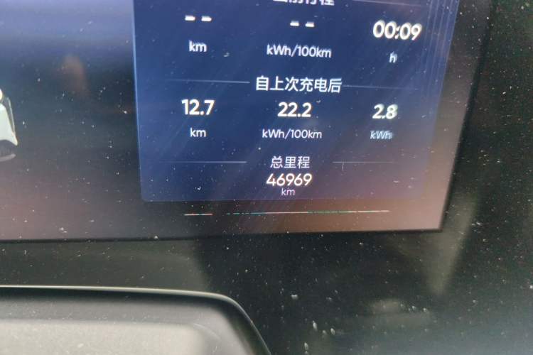 Used HiPhi Y 2023 560 km Pioneer Edition Odometer Close Up