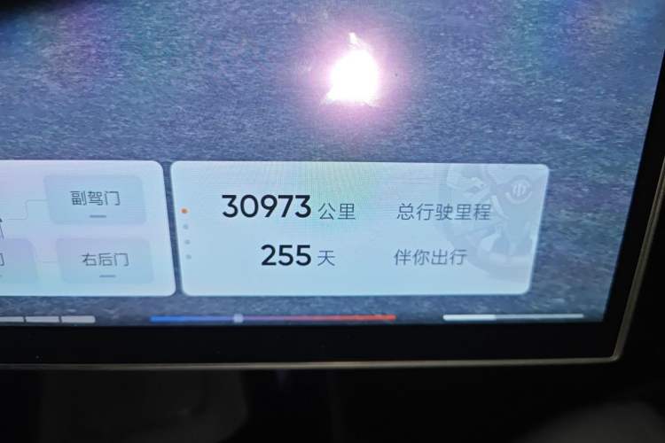 Used HiPhi Z 2023 Four-Seat Version Odometer Close Up
