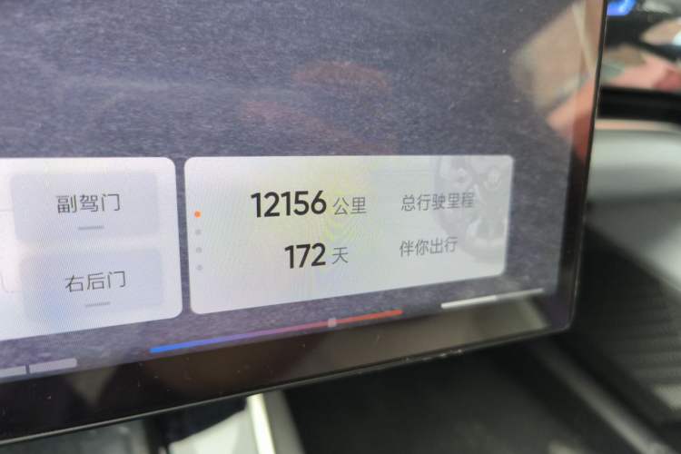Used HiPhi Z 2023 Four-Seat Version Odometer Close Up