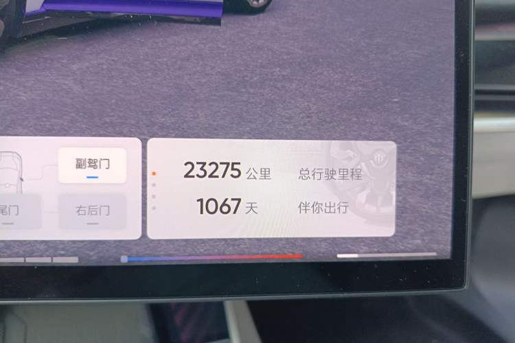 Used HiPhi Z 2023 Four-Seat Version Odometer Close Up