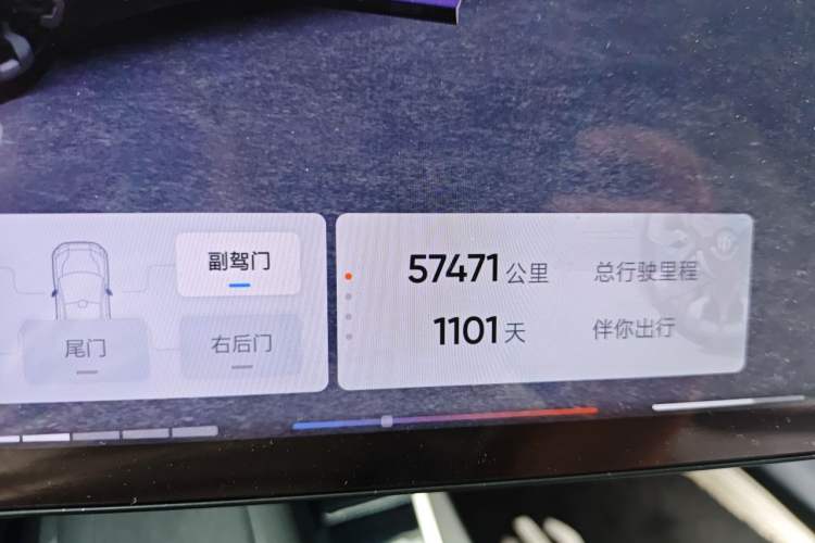 Used HiPhi Z 2023 Four-Seat Version Odometer Close Up
