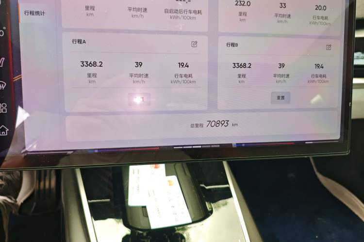 Used HiPhi Z 2023 City Edition Four Seats Odometer Close Up