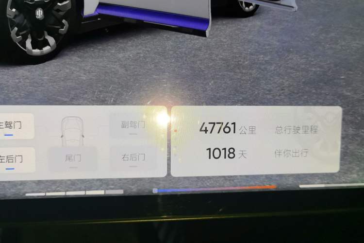Used HiPhi Z 2023 Five-Seater Version Odometer Close Up