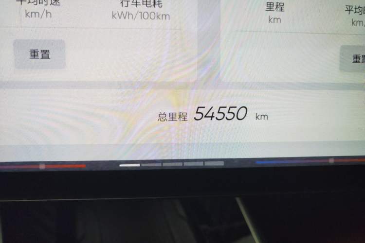 Used HiPhi Z 2023 Four-Seat Version Odometer Close Up