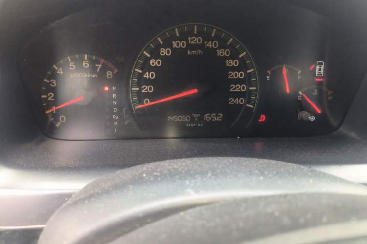 Used Honda Accord 2004 2.0L Odometer Close Up