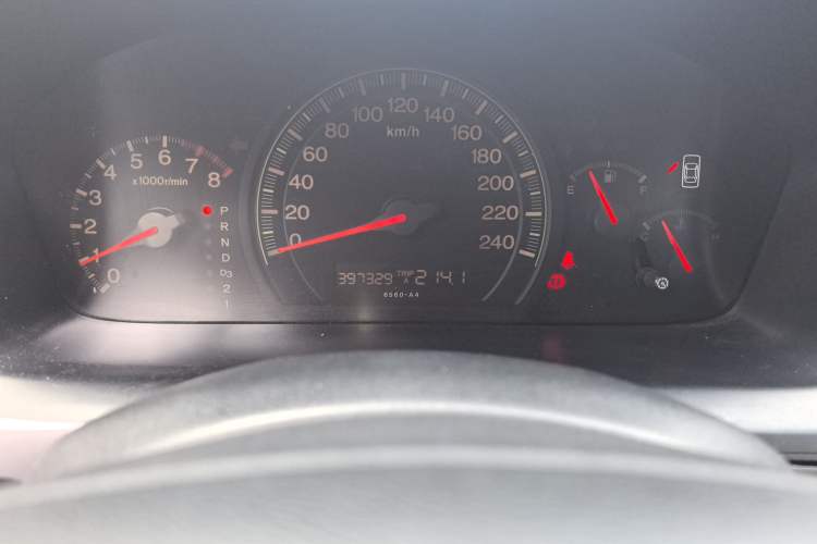 Used Honda Accord 2004 2.4L Odometer Close Up