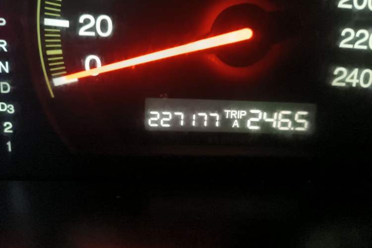 Used Honda Accord 2004 2.4L Odometer Close Up