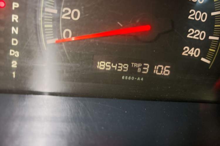 Used Honda Accord 2004 2.4L Odometer Close Up