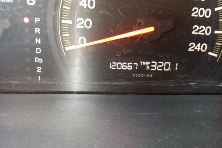Used Honda Accord 2004 2.4L Odometer Close Up