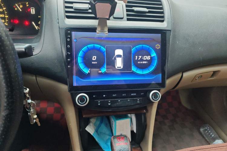 Used Honda Accord 2007 2.4L Automatic Comfort Classic Edition Audio And AC Panel