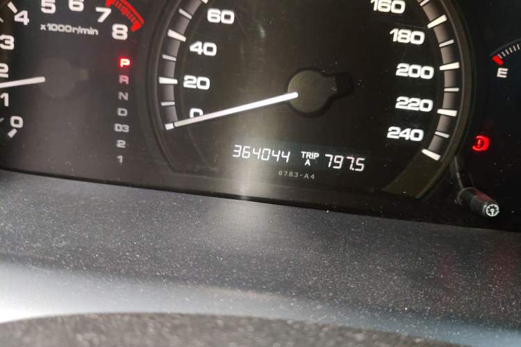 Used Honda Accord 2007 2.4L Automatic Comfort Classic Edition Odometer Close Up