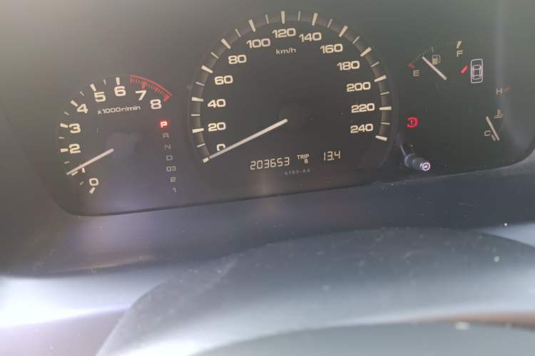 Used Honda Accord 2007 2.4L Automatic Comfort Classic Edition Odometer Close Up