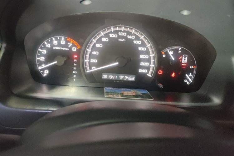 Used Honda Accord 2007 2.4L Automatic Comfort Classic Edition Odometer Close Up