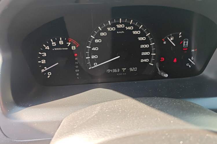 Used Honda Accord 2007 2.0L automatic comfort version Odometer Close Up