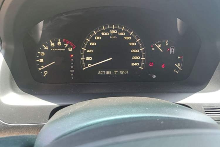 Used Honda Accord 2007 2.4L Automatic Comfort Classic Edition Odometer Close Up