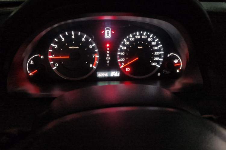 Used Honda Accord 2008 2.0L EX Navi Odometer Close Up