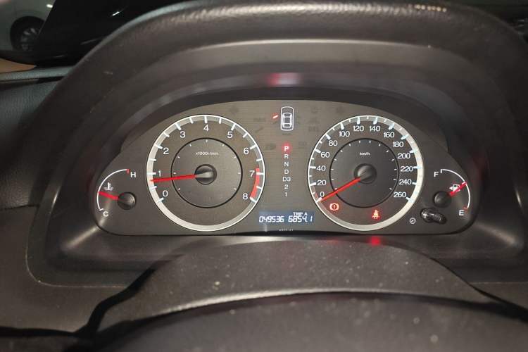 Used Honda Accord 2008 2.0L EX Navi Odometer Close Up