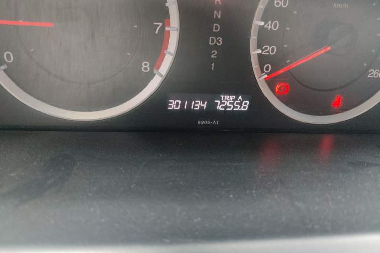 Used Honda Accord 2008 2.4L EXL Navi Odometer Close Up