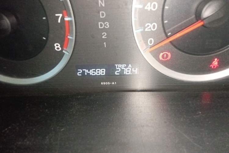 Used Honda Accord 2008 2.4L EX Odometer Close Up