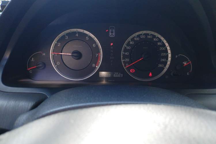 Used Honda Accord 2008 2.4L EX Odometer Close Up
