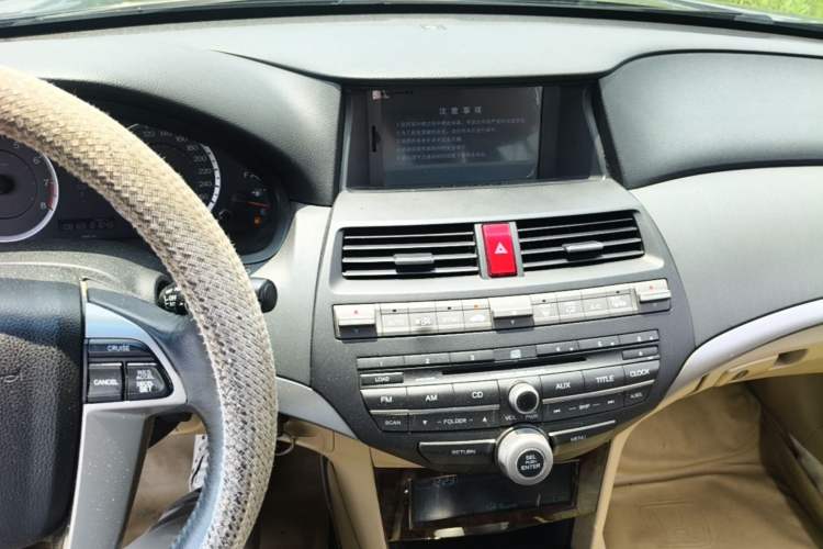Used Honda Accord 2010 2.4L Millionth Anniversary Edition Audio And AC Panel