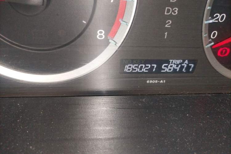 Used Honda Accord 2010 2.4L Millionth Anniversary Edition Odometer Close Up