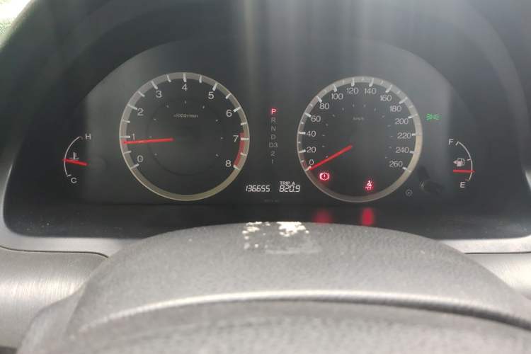 Used Honda Accord 2010 2.4L Millionth Anniversary Edition Odometer Close Up