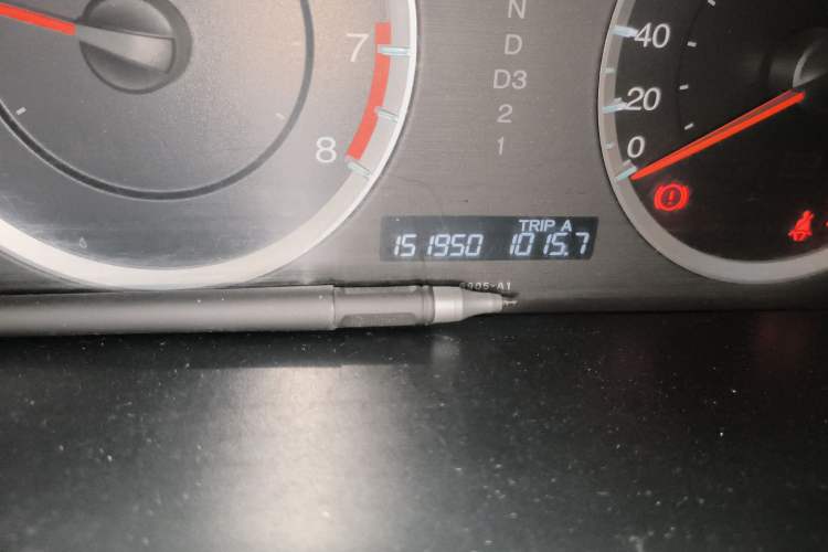 Used Honda Accord 2010 2.4L Millionth Anniversary Edition Odometer Close Up