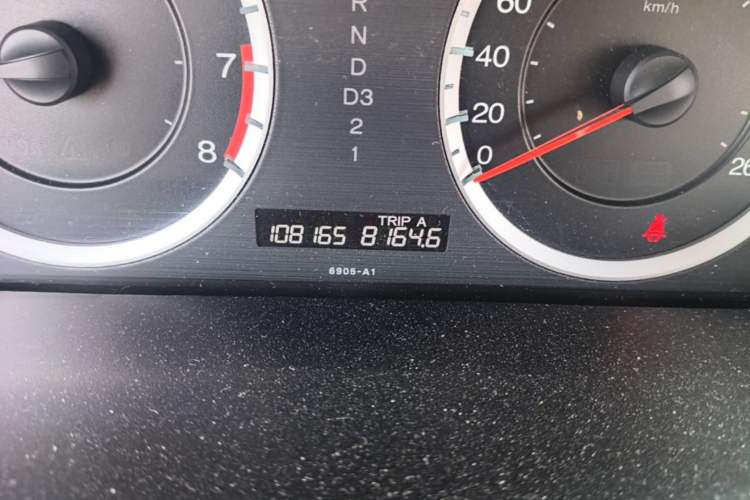 Used Honda Accord 2010 2.4L Millionth Anniversary Edition Odometer Close Up