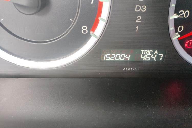 Used Honda Accord 2010 2.4L Millionth Anniversary Edition Odometer Close Up