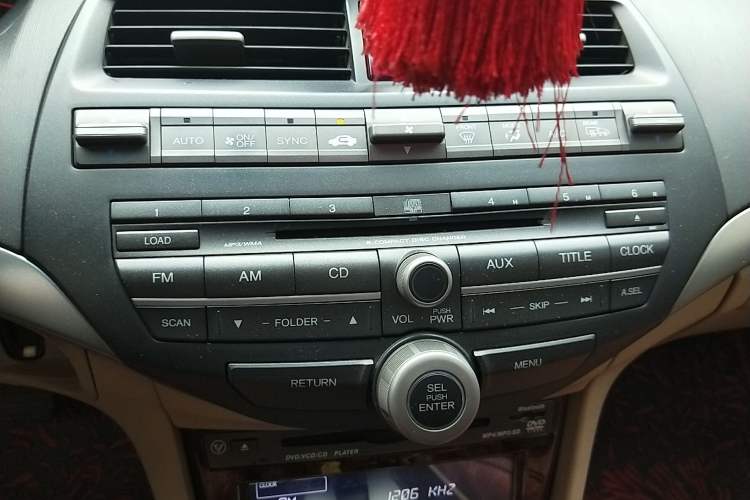 Used Honda Accord 2010 2.4L Millionth Anniversary Edition Audio And AC Panel