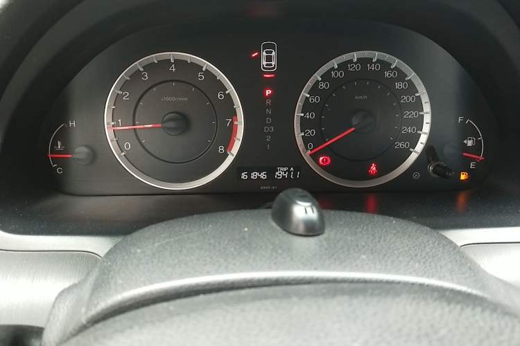Used Honda Accord 2010 2.4L Millionth Anniversary Edition Odometer Close Up