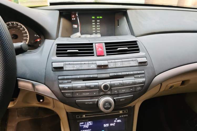 Used Honda Accord 2011 2.4L EX Navi Audio And AC Panel