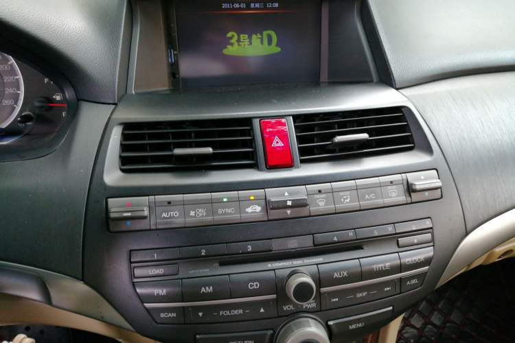 Used Honda Accord 2011 2.0L EX Navi Audio And AC Panel