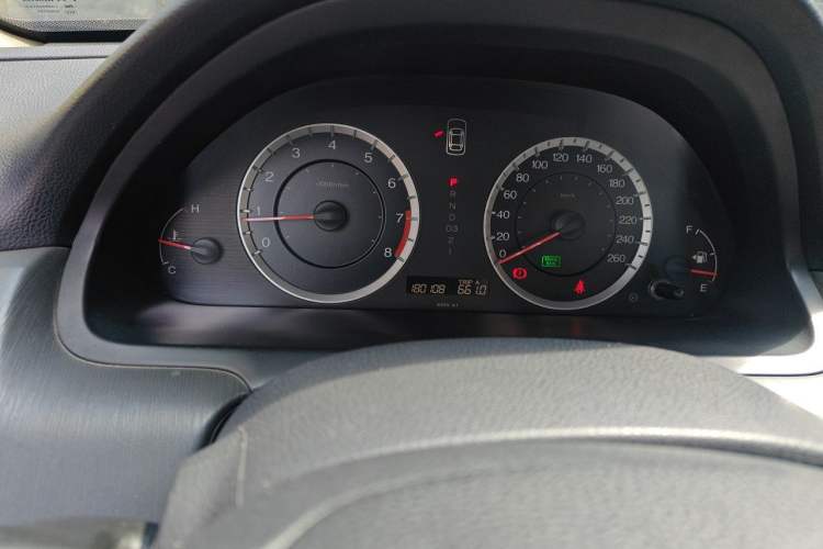 Used Honda Accord 2011 2.4L EX Odometer Close Up