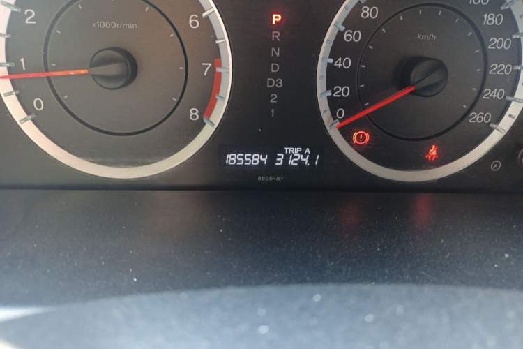 Used Honda Accord 2011 2.0L EX Navi Odometer Close Up