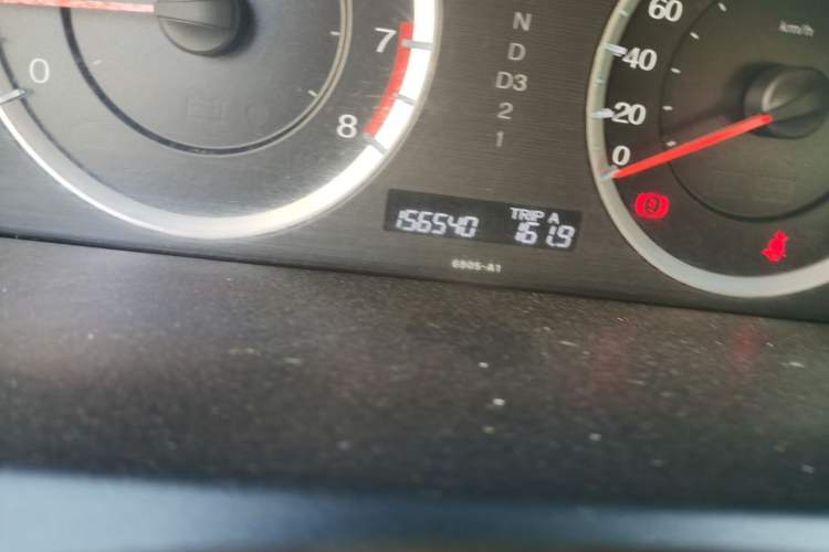 Used Honda Accord 2011 2.4L EX Odometer Close Up