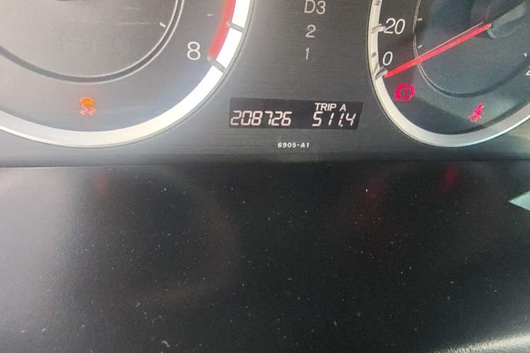 Used Honda Accord 2011 2.4L EXL Navi Odometer Close Up