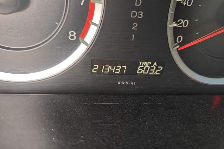Used Honda Accord 2011 2.4L LX Odometer Close Up