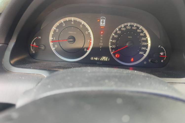 Used Honda Accord 2011 2.0L EX Odometer Close Up